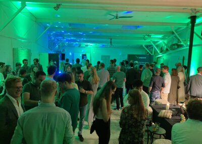 Fest i Studio 1 på Skabelonloftet