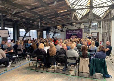 Stoleopsætning i Skabelonrummet - konference og foredrag